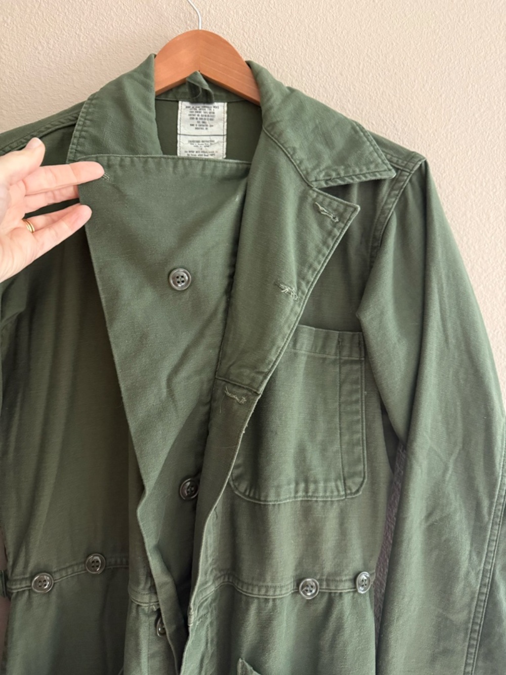 Upcycled Coverall Jacket Patchwork Boho Women’s S - Picture 6 of 9